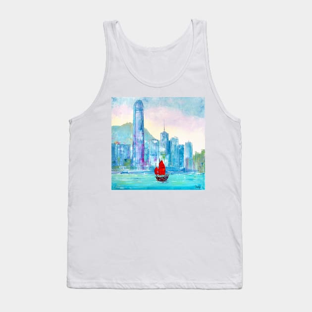 Morning In Hong Kong Tank Top by NataliaShchip